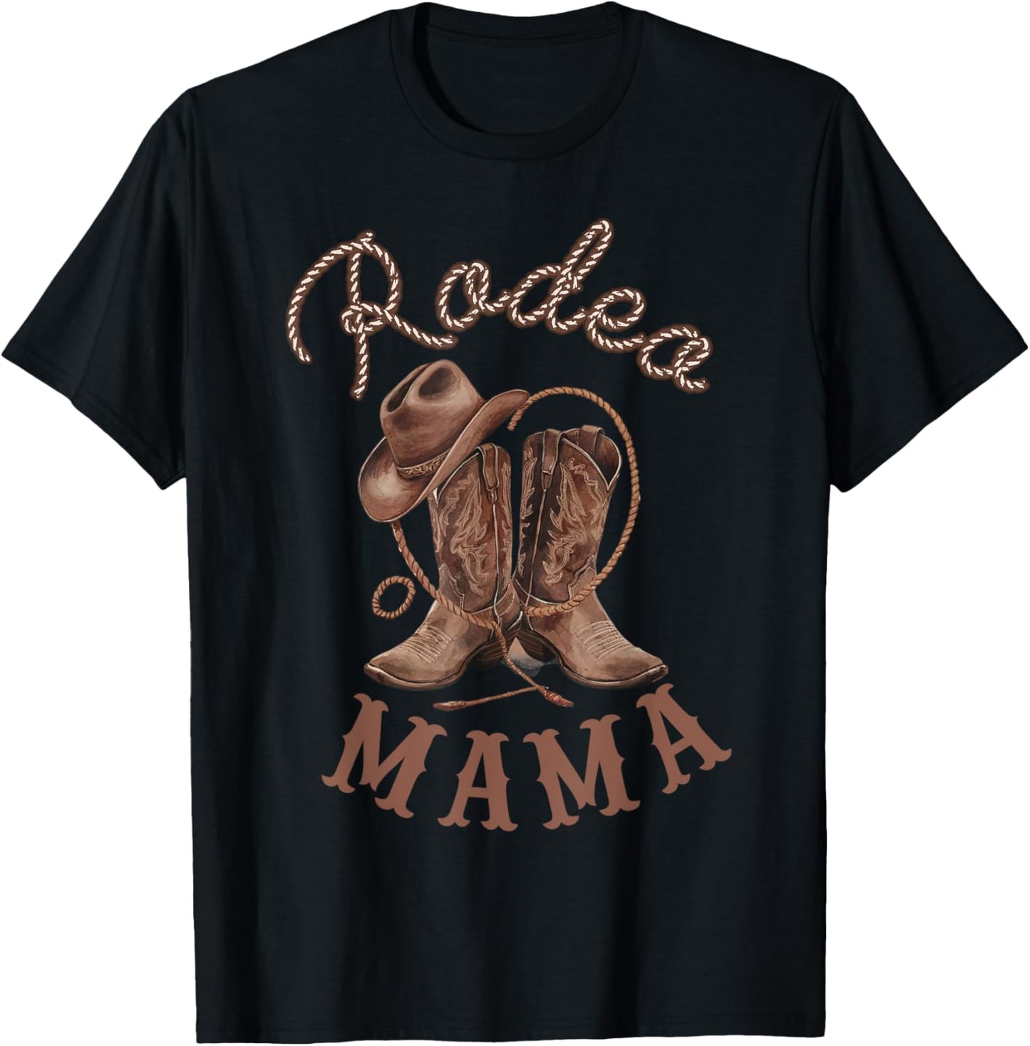 Rodeo Mama Western Cowboy Birthday Boy Family Matching Party T-Shirt