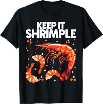 Keep It Shrimple - Shrimps Crawfish Crab Seafood Lover T-Shirt