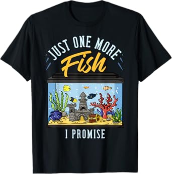 Fish Tank Aquarium Gift Saltwater Aquascaping T-Shirt