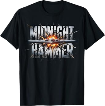 Vintage Operation Midnight Hammer USA Flag Midnight Hammer T-Shirt