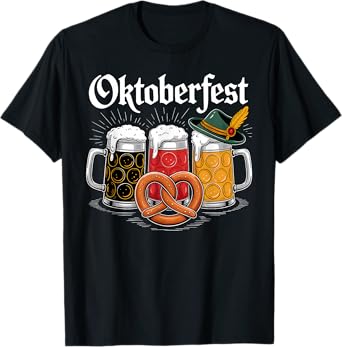 Oktoberfest Drinking Squad Germany Flag Men Women T-Shirt