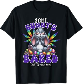 420 Easter Bunny Funny Weed Smoking Rabbit Cannabis 4/20 Day T-Shirt