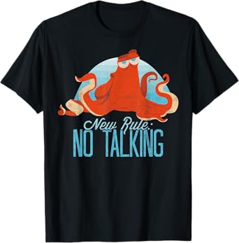 Disney Pixar Finding Dory Hank No Talking Sassy Portrait T-Shirt