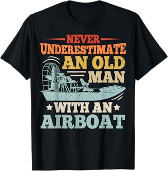 Swamp Boat and Airboat Design for an Airboat fan T-Shirt