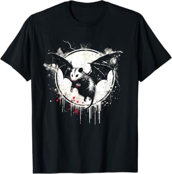 Opossum Bat - Funny Cute Possum Bat Halloween Lover T-Shirt