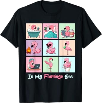 In My Flamingo Era Funny Flamingos Activities Lover Girl T-Shirt
