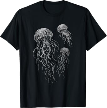 Jellyfish Sea Grunge Art Alternative Goth Gothic Aesthetic T-Shirt