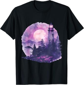 Light House Seaside House Sailing Sea Beach Lighthouse T-Shirt