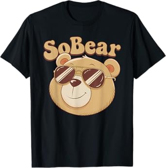 Sobear Stay Sober Gifts for Men Women Recovery T-Shirt