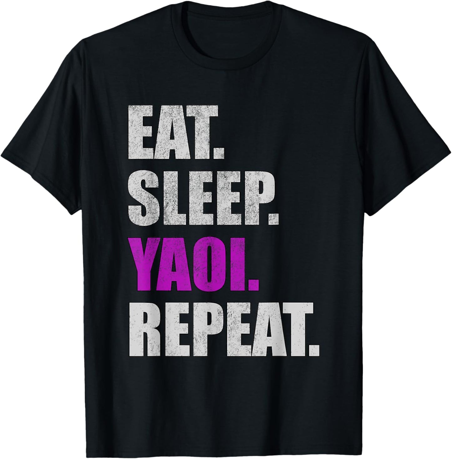 Eat Sleep Yaoi Repeat - Yaoi Boy's Love Manga T-Shirt