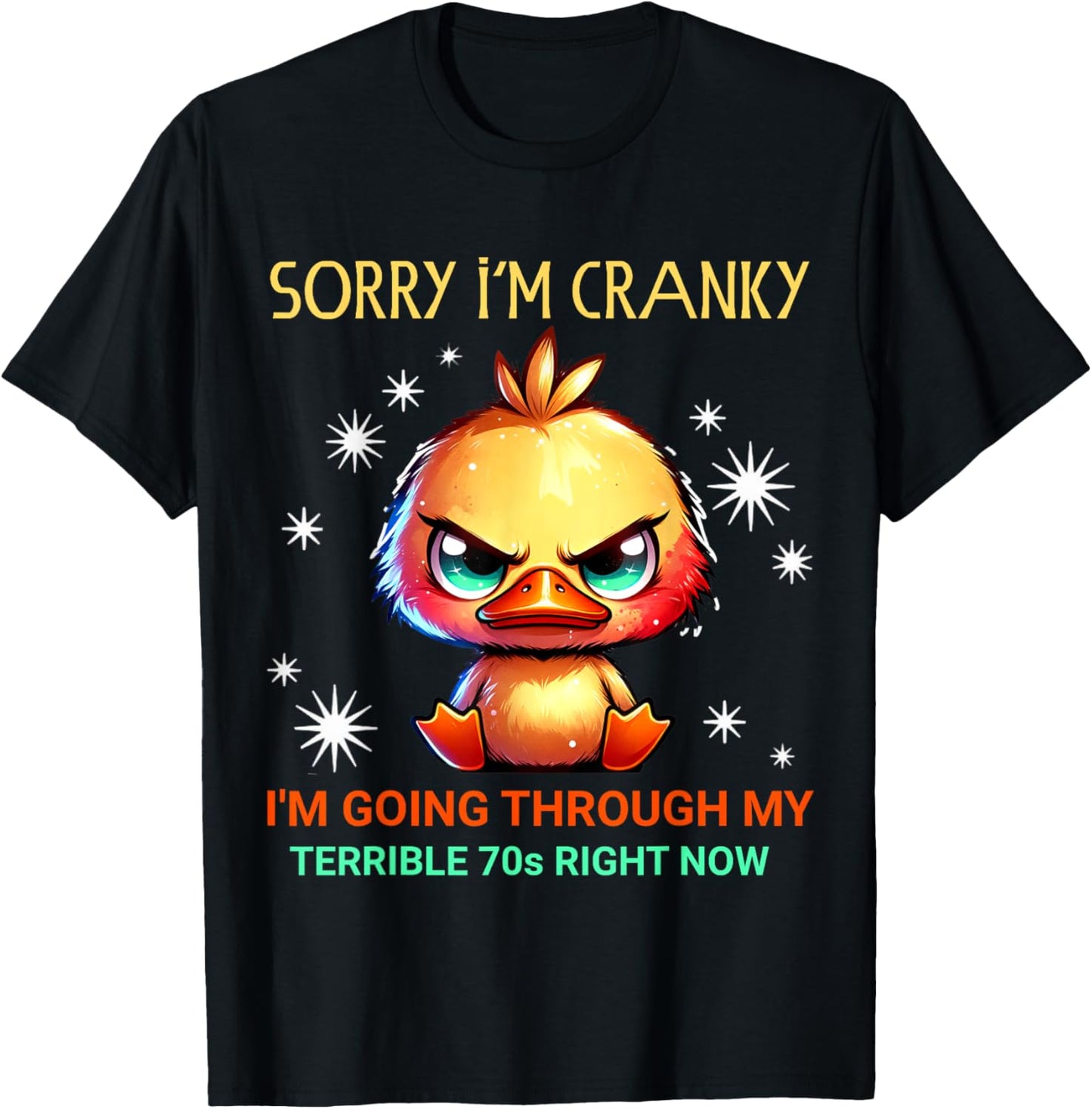 Sorry I'm Cranky I'm Going Through My Terrible 70's Now T-Shirt