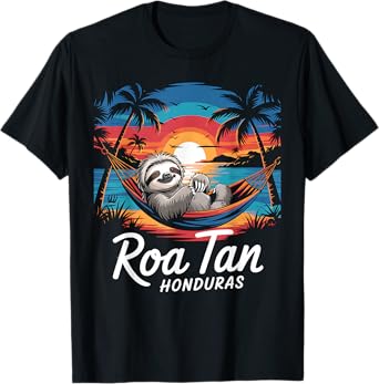 Roatan Sloth, Roatan Honduras Sloth, Roatan T-Shirt