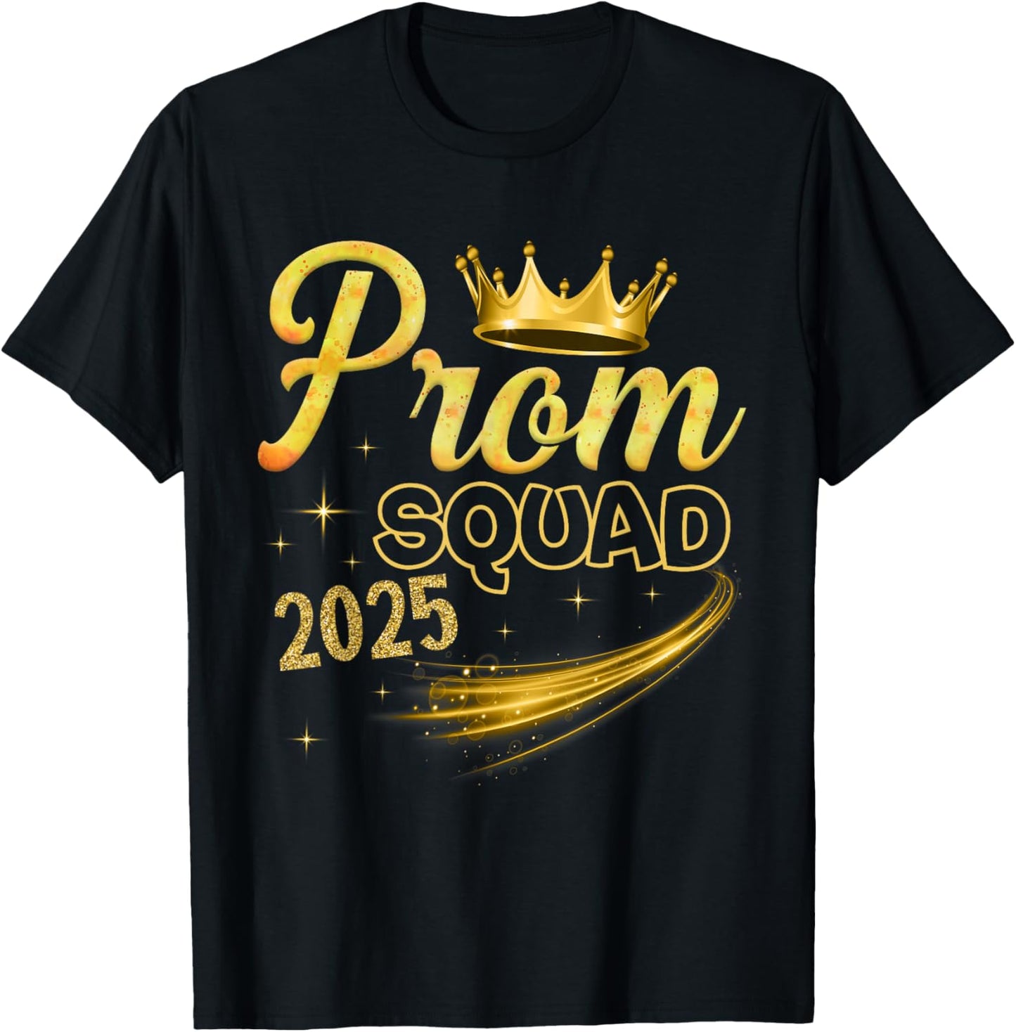 Prom Squad Graduation Class Of 2025 Party T-Shirt