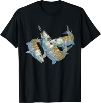 Bonefish Hunting a Salt Water Fly Fishing T-Shirt & Design T-Shirt