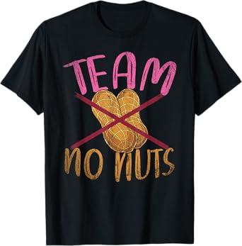 Baby Gender Reveal Party Team No Nuts Funny Gender Reveal T-Shirt