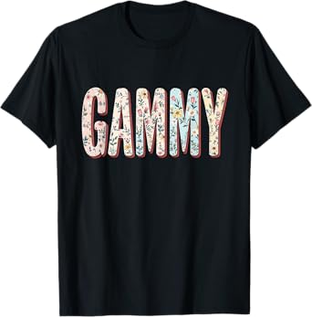 Wildflowers Gammy Floral Mother's Day Gammy T-Shirt