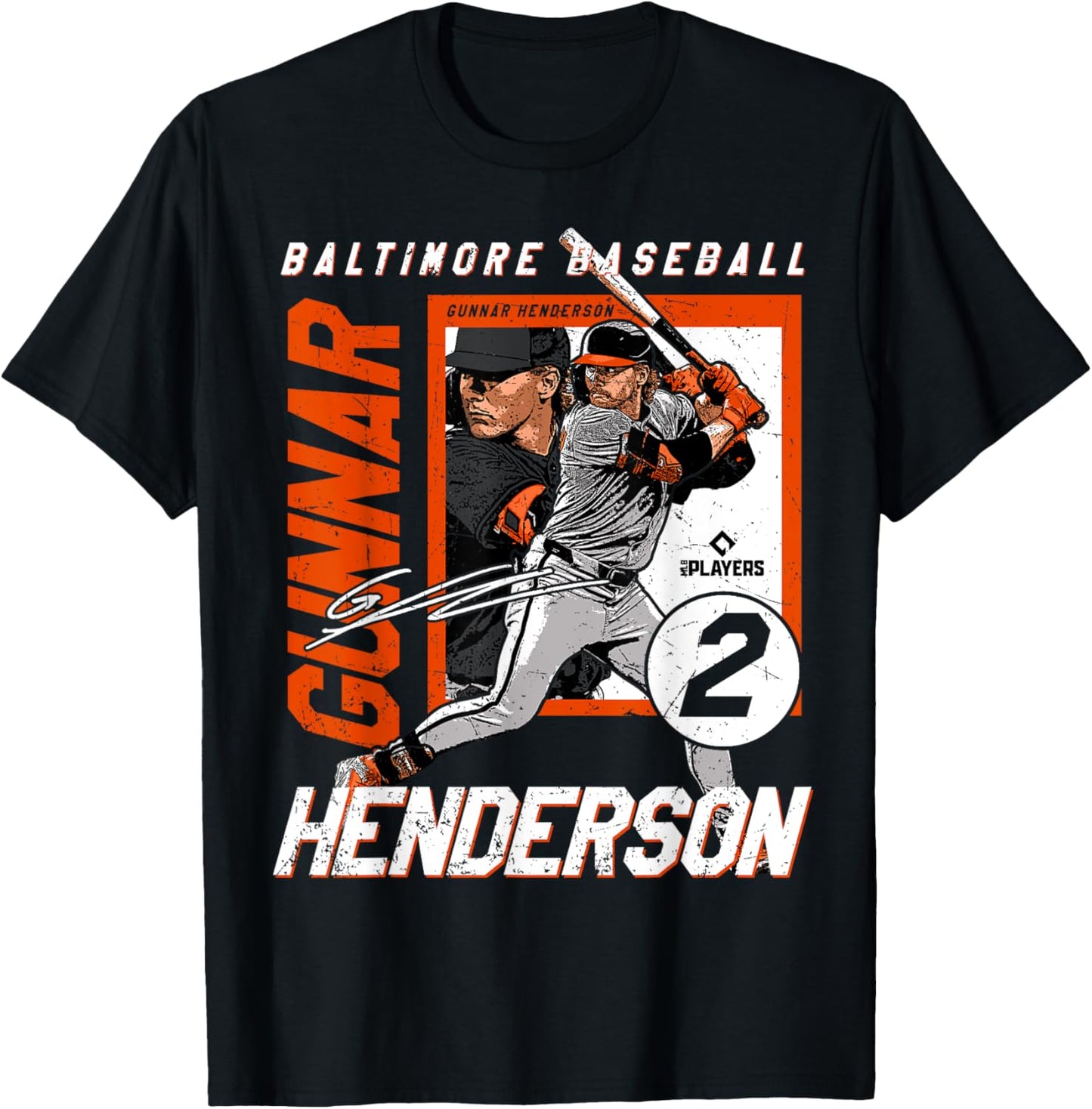 Gunnar Henderson | Baltimore Baseball Players| MLBGHE205M T-Shirt