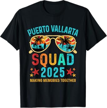 Puerto Vallarta Vacation Squad 2025 Matching Family Vacation T-Shirt