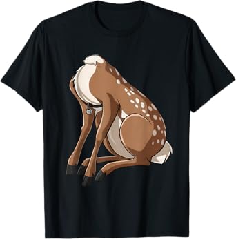 Reindeer Shirt Adult Kids Men Women Brown Deer Costume T-Shirt