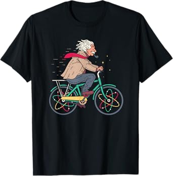 Atomic Bicycle Science Professor Men Kids Chemistry T-Shirt