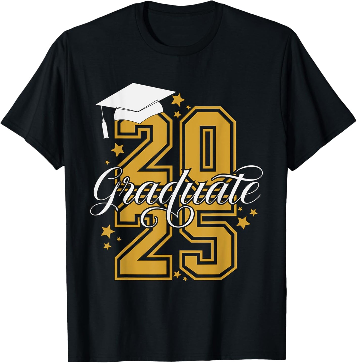 Graduate 2025 For Class 2025 Senior Grad College Graduation T-Shirt