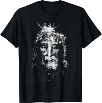 Vintage The Shroud Of Turin Holy Face Of Jesus T-Shirt