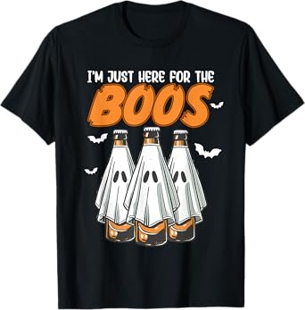 Funny Ghost Beer Halloween Shirt Party Costume Gift T-Shirt