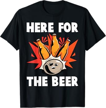 Bowling - Here For The Beer - Bowling Alley - Sports T-Shirt