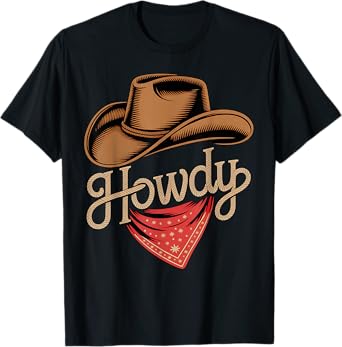 Howdy Shirt Western Shirts for Women Cowgirl Shirts for Girl T-Shirt