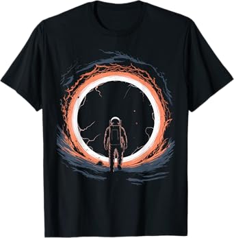 Black Hole Physics- Astrophysics astronaut Physic Graphic T-Shirt