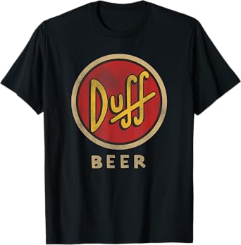 The Simpsons Duff Beer Circle Logo V2 T-Shirt