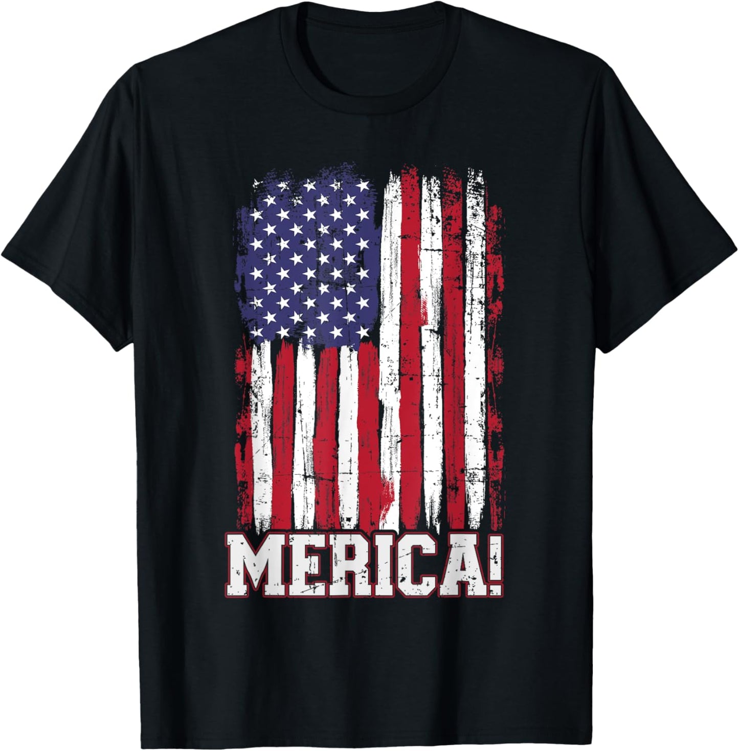 USA Merica flag for patriotic independence day 4th of july T-Shirt