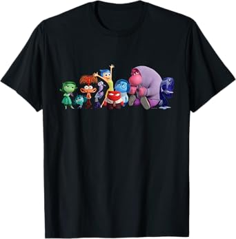 Disney and Pixarโs Inside Out 2 Emotions Group All Together T-Shirt