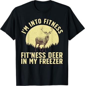 Funny Deer Hunting Art For Men Women Wildlife Hunter Hunting T-Shirt