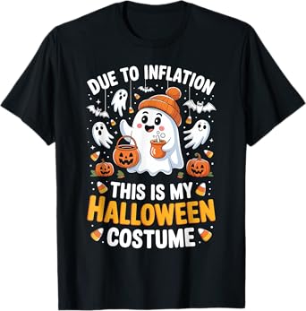 Funny Due To Inflation This Is My Halloween Costume T-Shirt