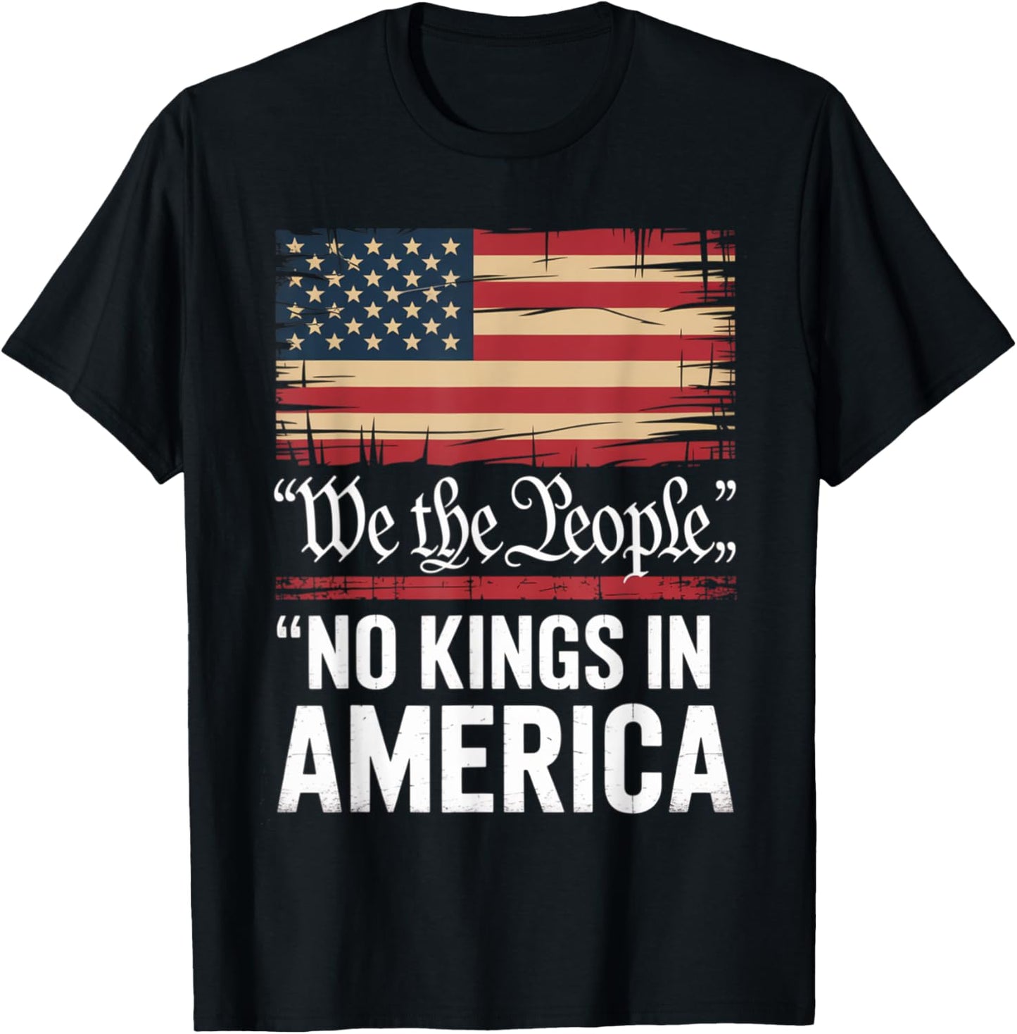 No Kings In America, Democracy, We The People T-Shirt