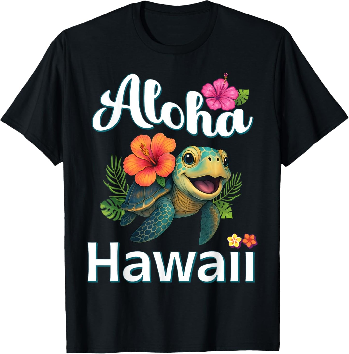 Aloha Hawaii Turtle Hawaiian Island Kids Toddler Men Women T-Shirt