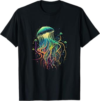 Jellyfish Ocean Animal Scuba Diving Jelly Fish T-Shirt