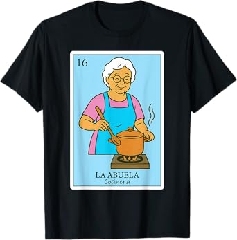 La Abuela Cocinera | Spanish-Mexican Bingo Gifts for Abuela T-Shirt
