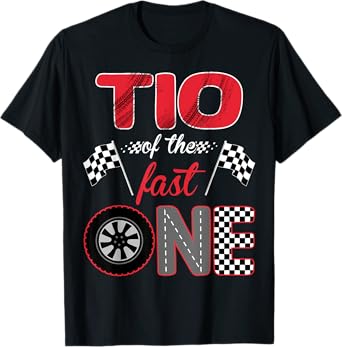 Tio Of The Fast One Birthday 1st Race Car Family T-Shirt