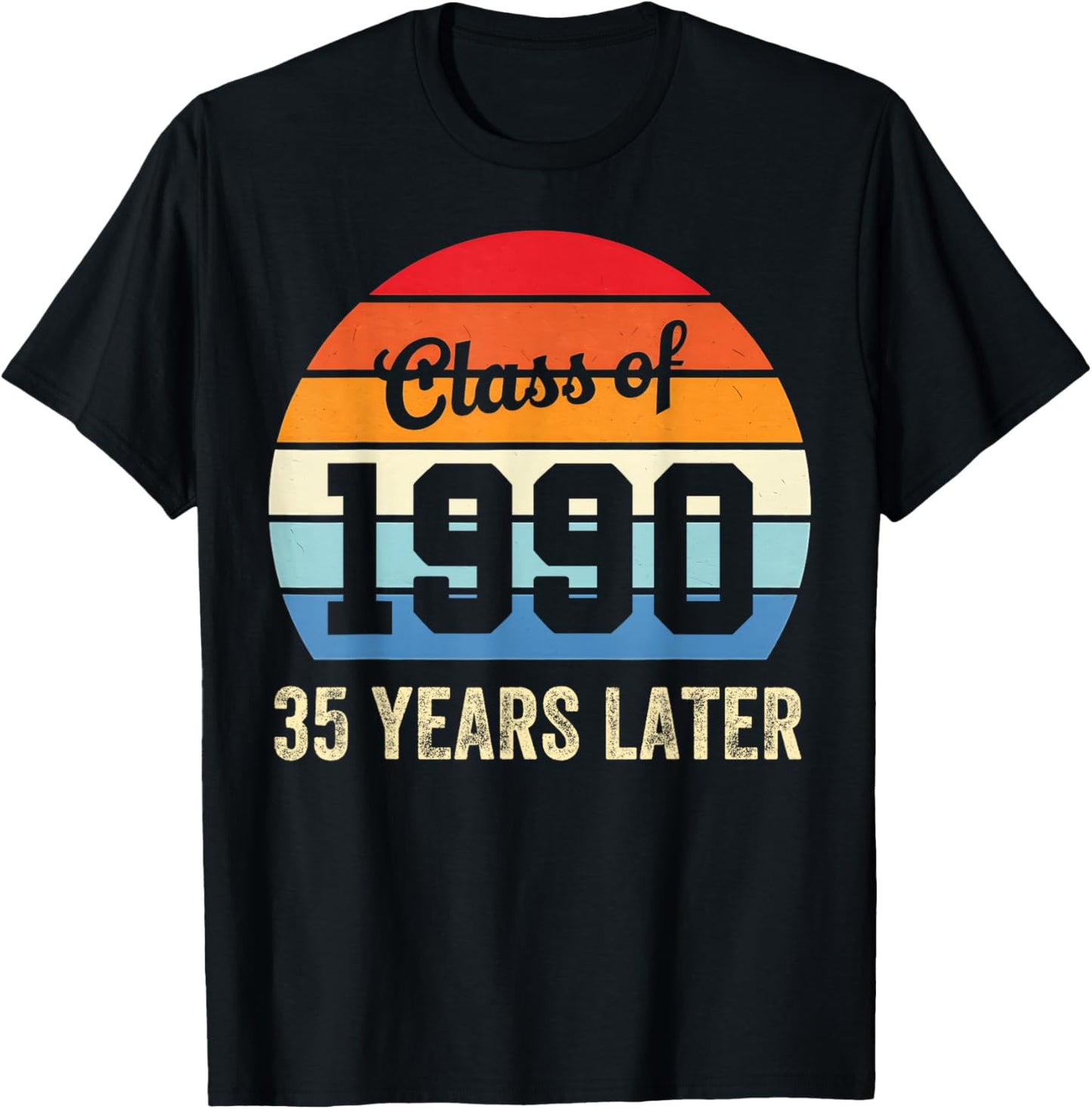 Vintage Class Of 1990 35th Reunion Graduation Tee by TeeBrew