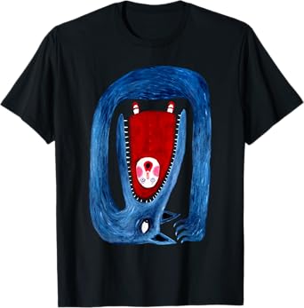 Soulisfree Bon Wolf Appétit Horror Funny Wolf and Girl T-Shirt