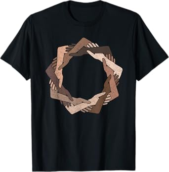 We Are One Human Family Nine Pointed Star - Baha'i Clothing T-Shirt