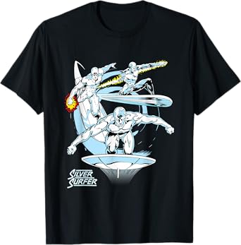 Marvel Comics The Fantastic Four Vintage Silver Surfer T-Shirt