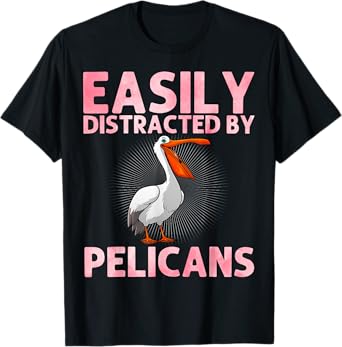 Cool Pelican Design For Men Women Kids Pelican Bird Pelican T-Shirt
