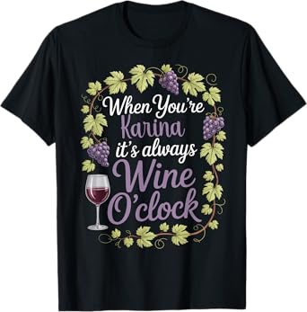 KARINA Personalized Women's Gift Custom KARINA T-Shirt