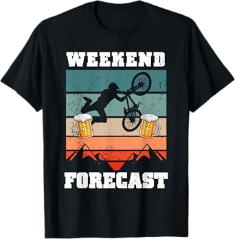 Mountain Biking and Beer Funny MTB Gift T-Shirt