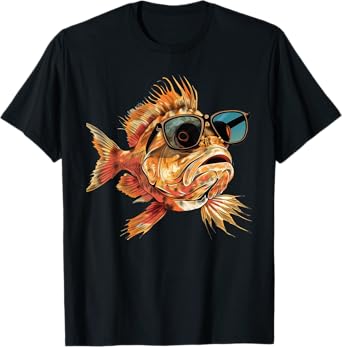 Sculpin Fish With Sunglasses T-Shirt