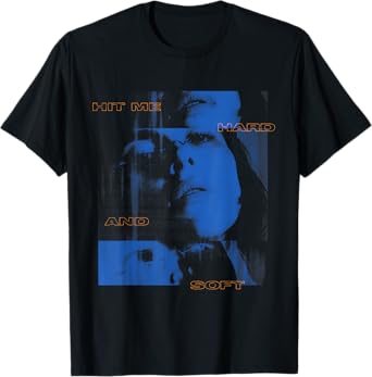 Official Billie Eilish HIT ME HARD AND SOFT Blue Photo T-Shirt