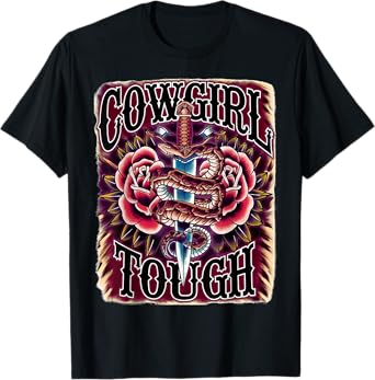 Cowgirl Tough Fearless Country Concert Outfits For Women T-Shirt